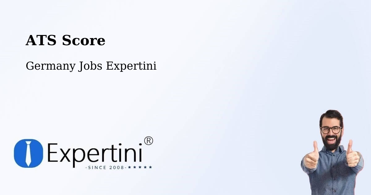 Resume ATS Score & Job Description Match Tool – Prüm - Germany Jobs Expertini